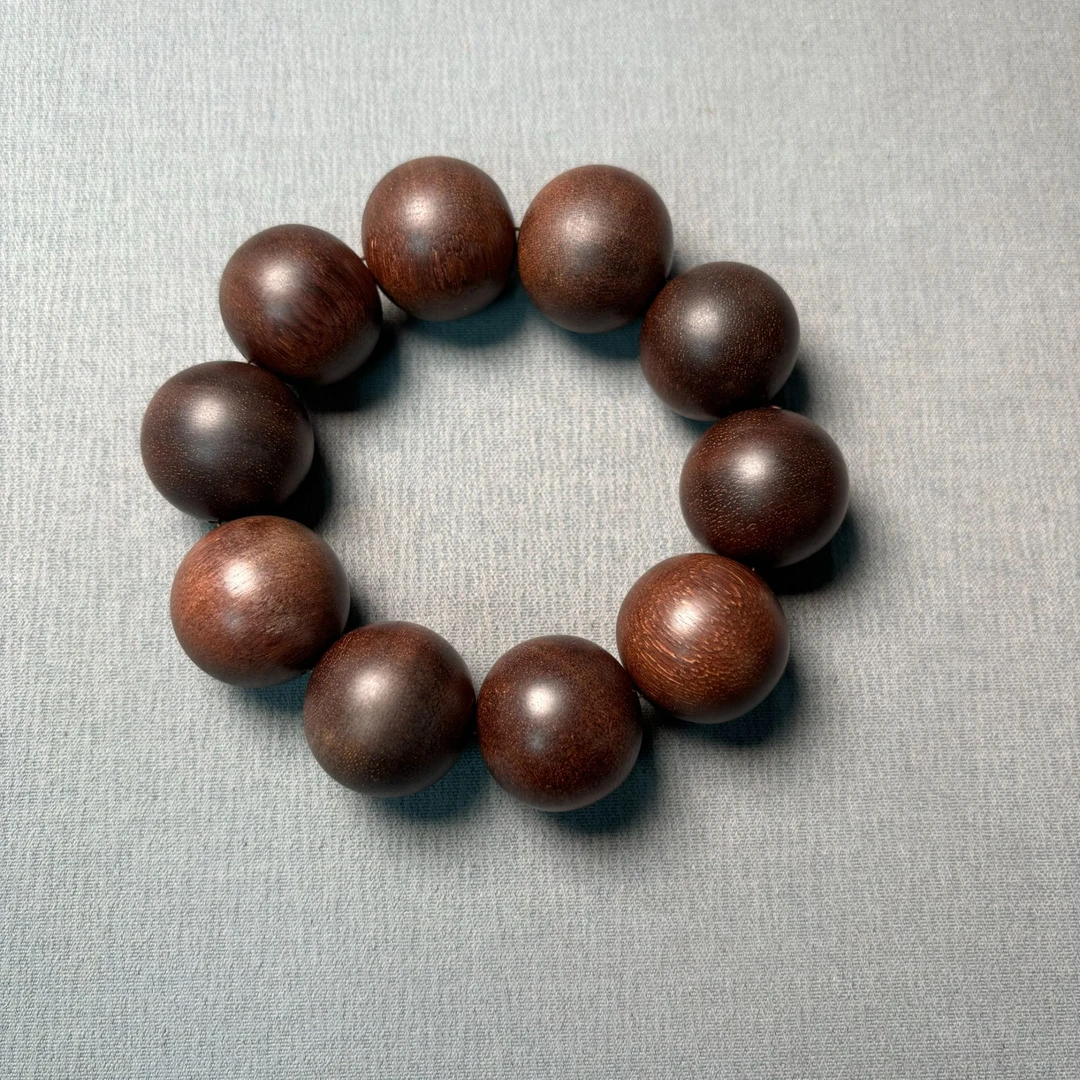 DZM046 沉香大圆珠手串尺寸约25mm 多样性发一件