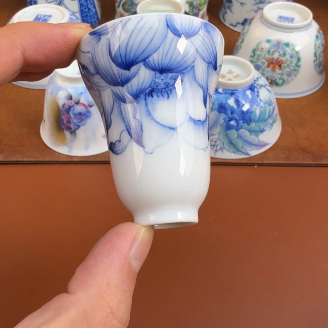 摆件景德镇瓷器手工手绘