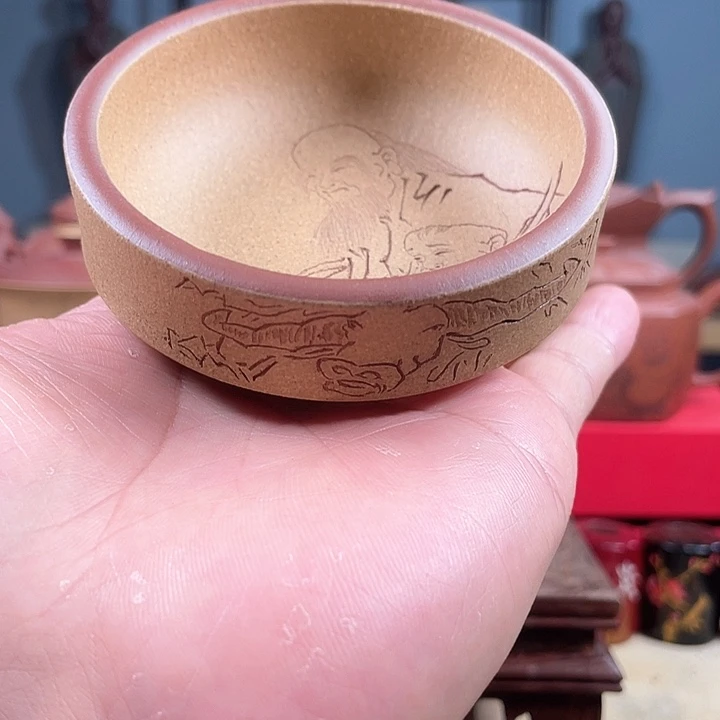 茶杯紫砂普洱茶碗微瑕