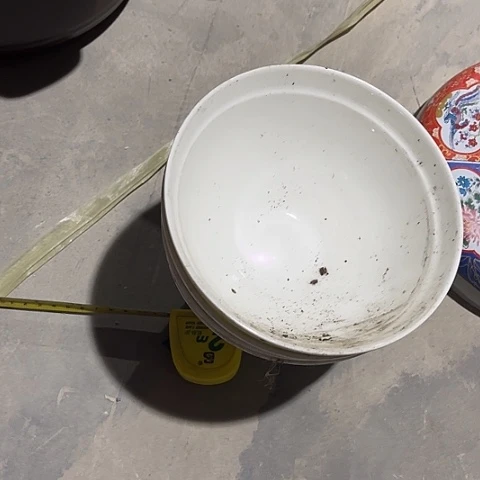 微瑕，不能明火，口径17，高7，4个骨瓷面碗