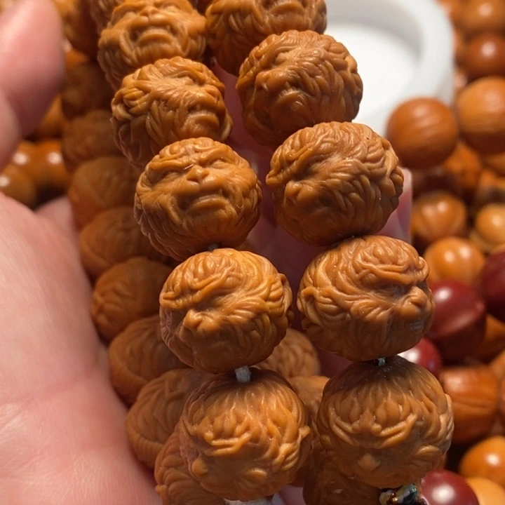 【闪购商品】猴头核桃手串又**冬悟空