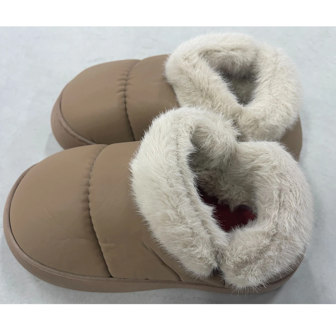 冬季棉拖鞋家居室内简约保暖厚底