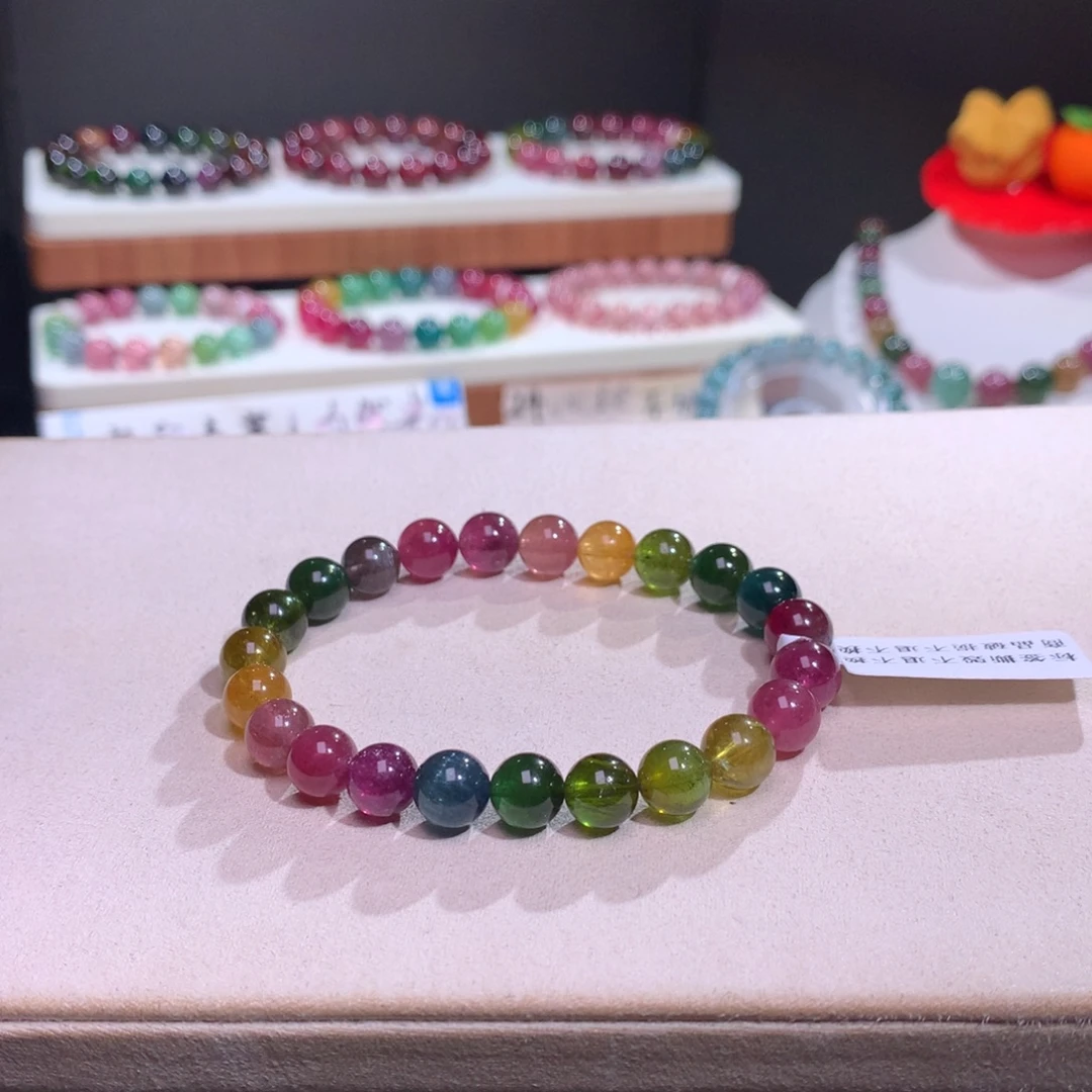 碧玺未镶嵌手链碧玺