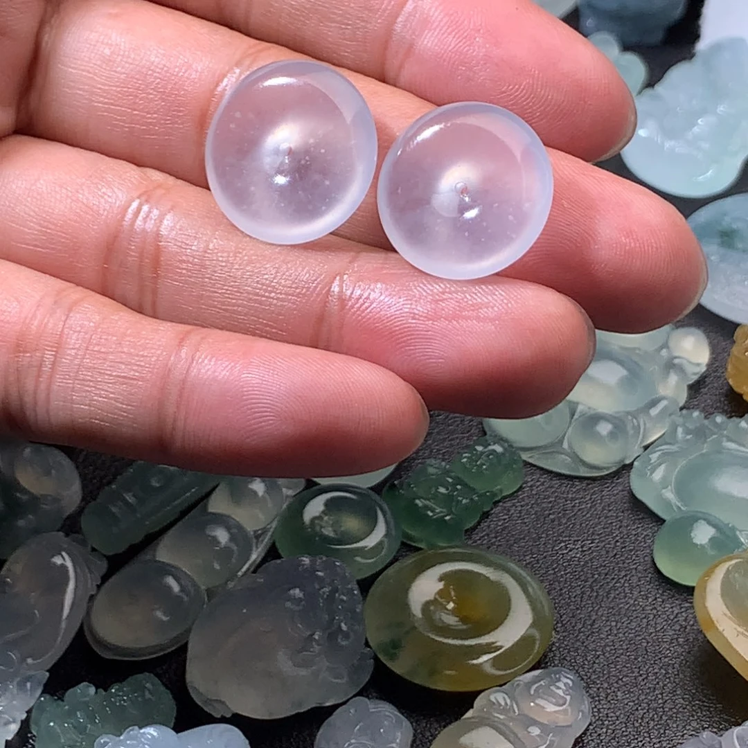 颈饰未镶嵌翡翠扣子