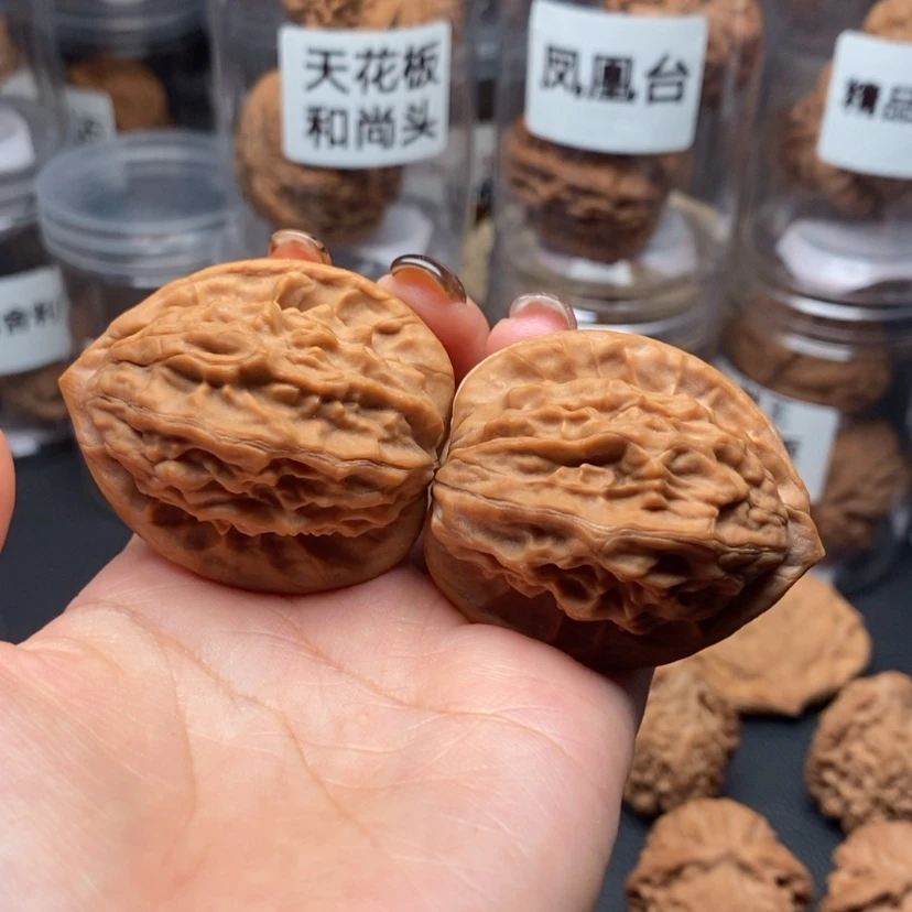 【闪购商品】吊坠文玩核桃大红袍39