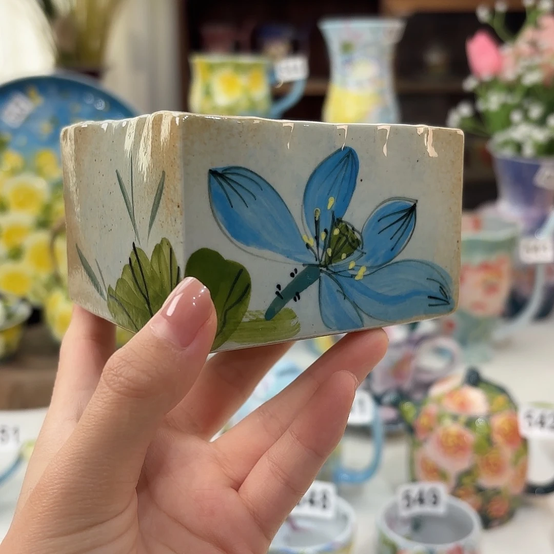 景德镇手绘高温釉下彩陶瓷茶具