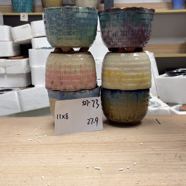 紫砂花盆多肉花盆微瑕73