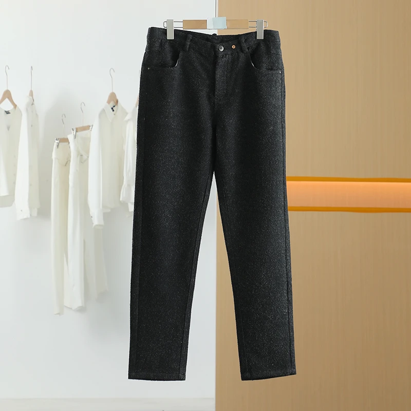 【唐长老自营】货号45437男装冬新款休闲简约长裤J