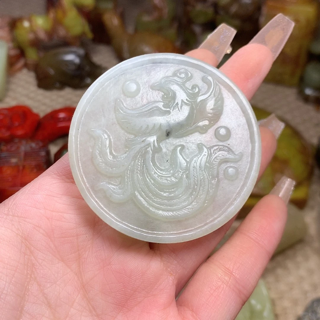 白玉菩提吊坠挂件