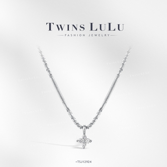 TWINS LULU 镀K金【星菱】时尚百搭轻奢简约四叶项链