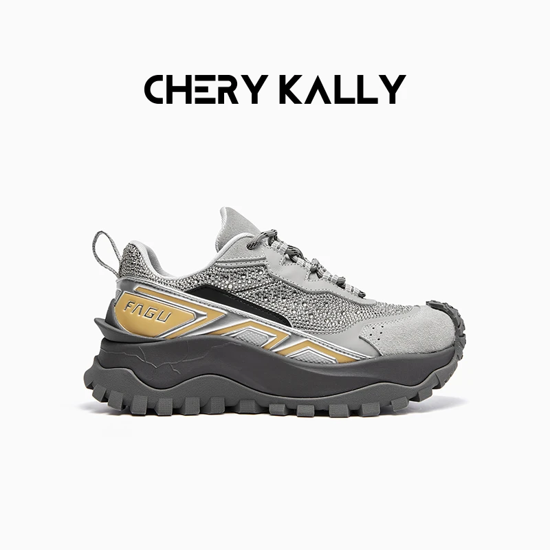 CHERY KALLY透气老爹鞋时尚休闲鞋女鞋秋复古潮流运动鞋963LD5560