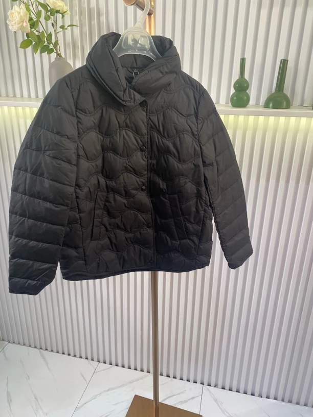 [H4510黑咖时尚气质短外套纯色百搭女士休闲简约韩版