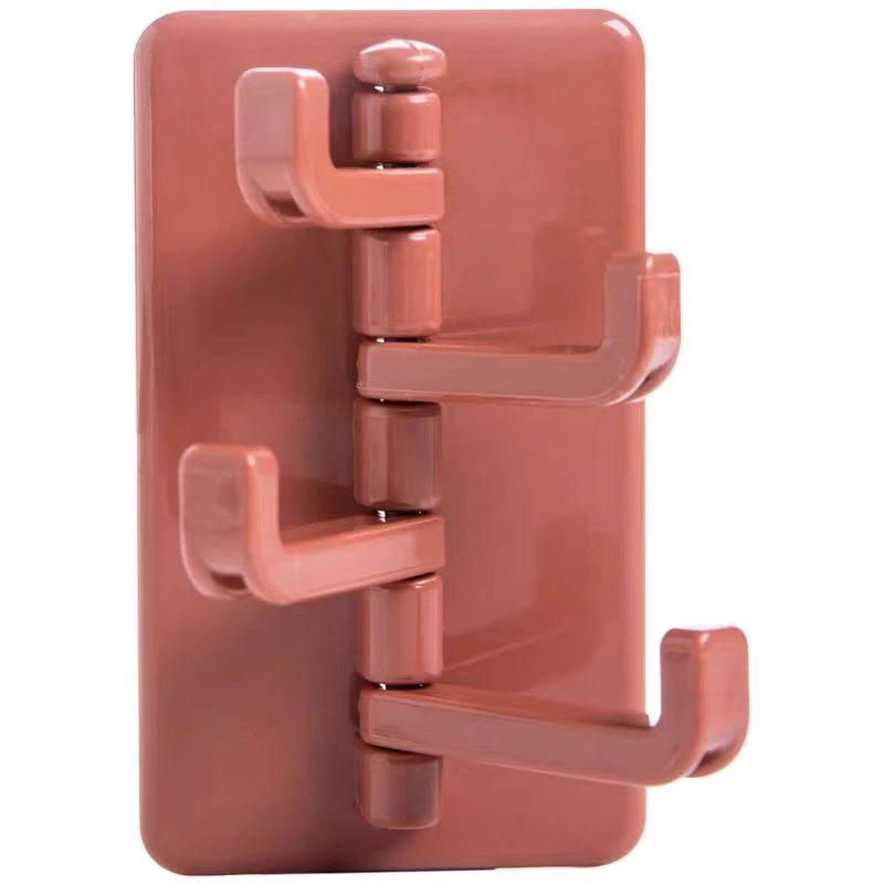 免打孔旋转挂钩无痕塑料浴室墙面强力粘钩卧室衣挂杂物挂挂衣壁挂