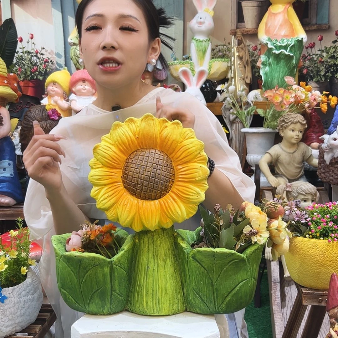 花园摆件红红火火
