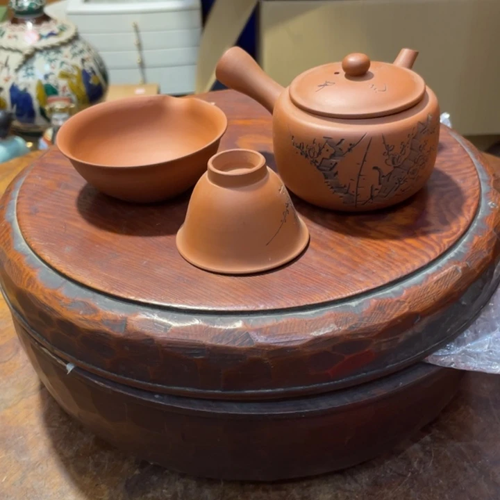 陶瓷小六古美术工艺品