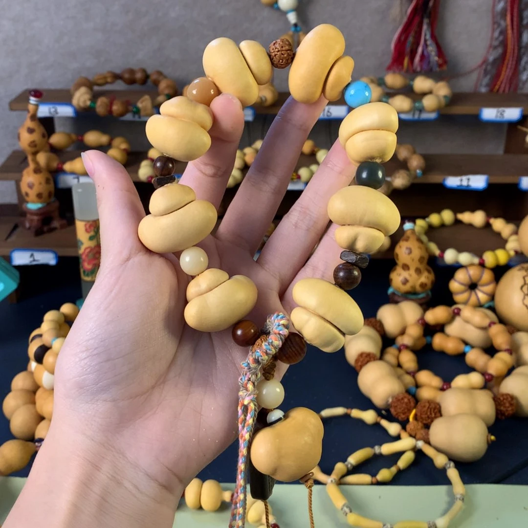 买**么手持手串手把葫芦文玩摆件