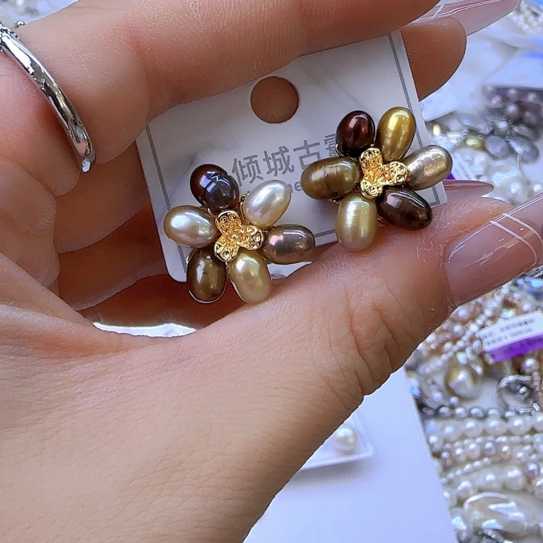 银S925镶嵌757淡水珍珠