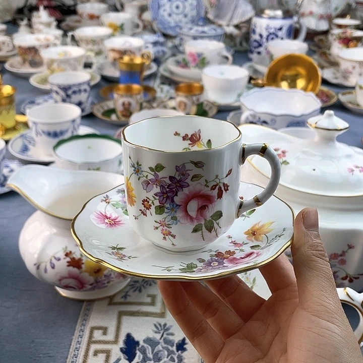 中古欧瓷瓷器小房子