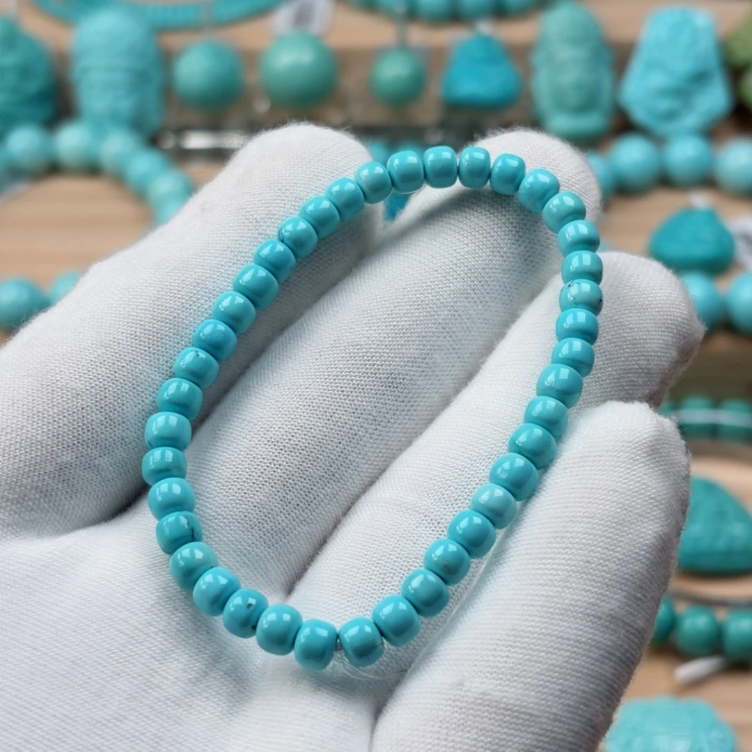 杠***花绿松石未镶嵌珠宝奇石