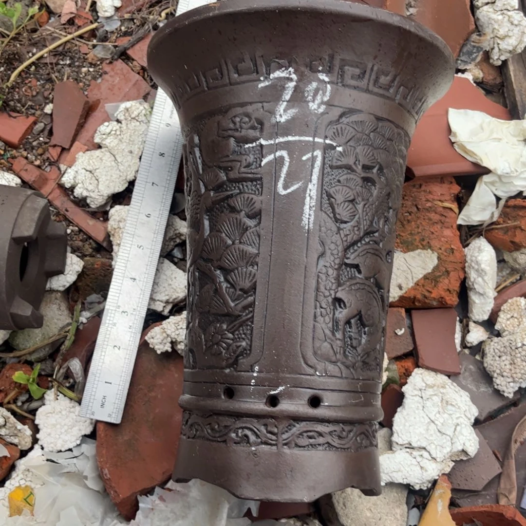 紫砂花盆紫砂花盆