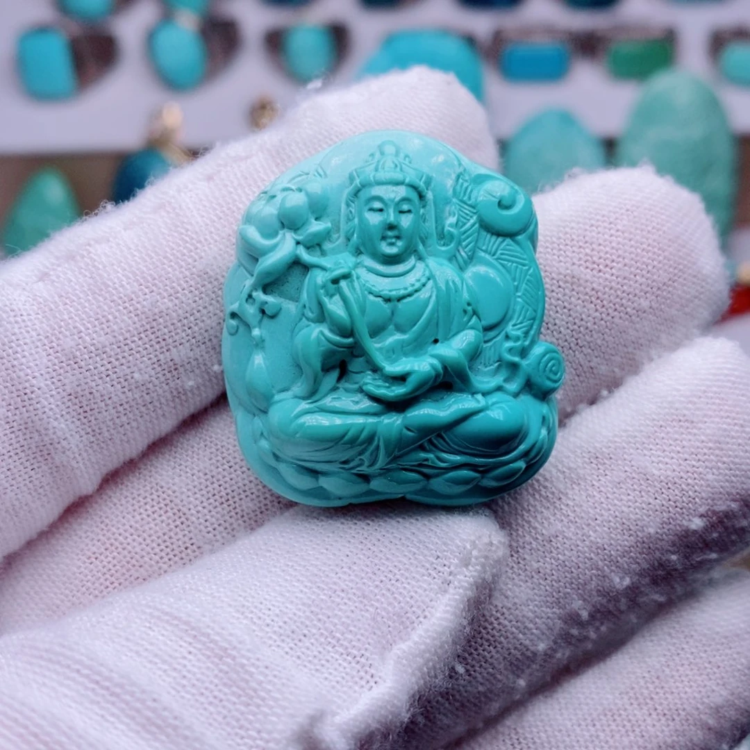 绿松石挂件未镶嵌