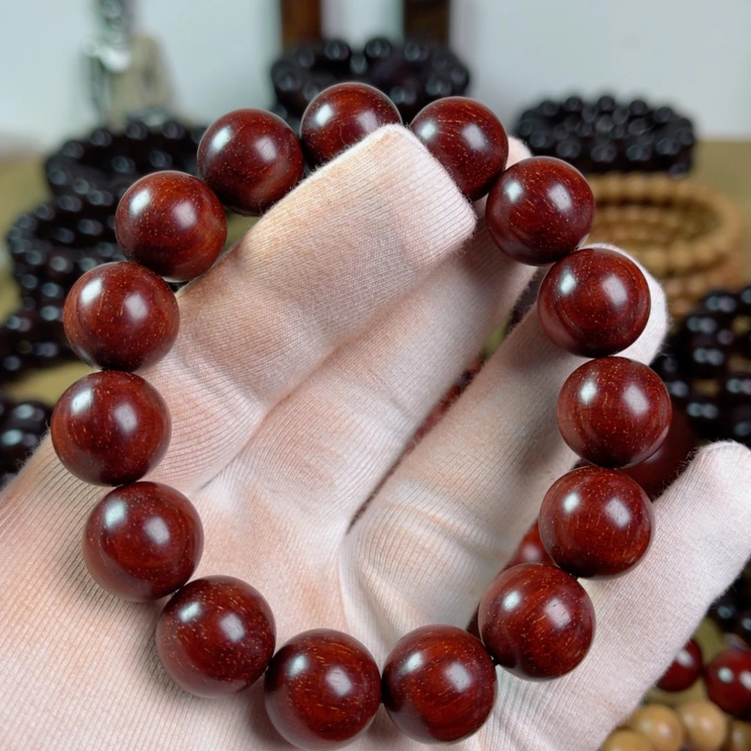 手串/手链小叶紫檀1.5高油润龙鳞满金星