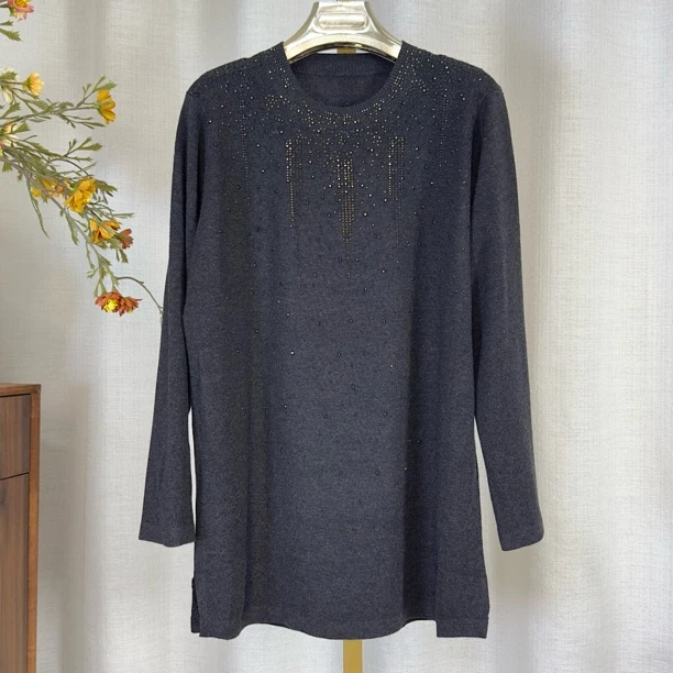 秋季新款大码女式针织毛衣