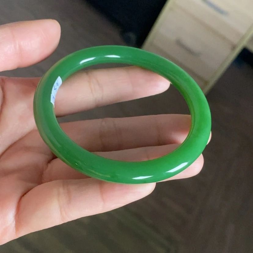 【闪购商品】未镶嵌手镯和田玉（碧玉）