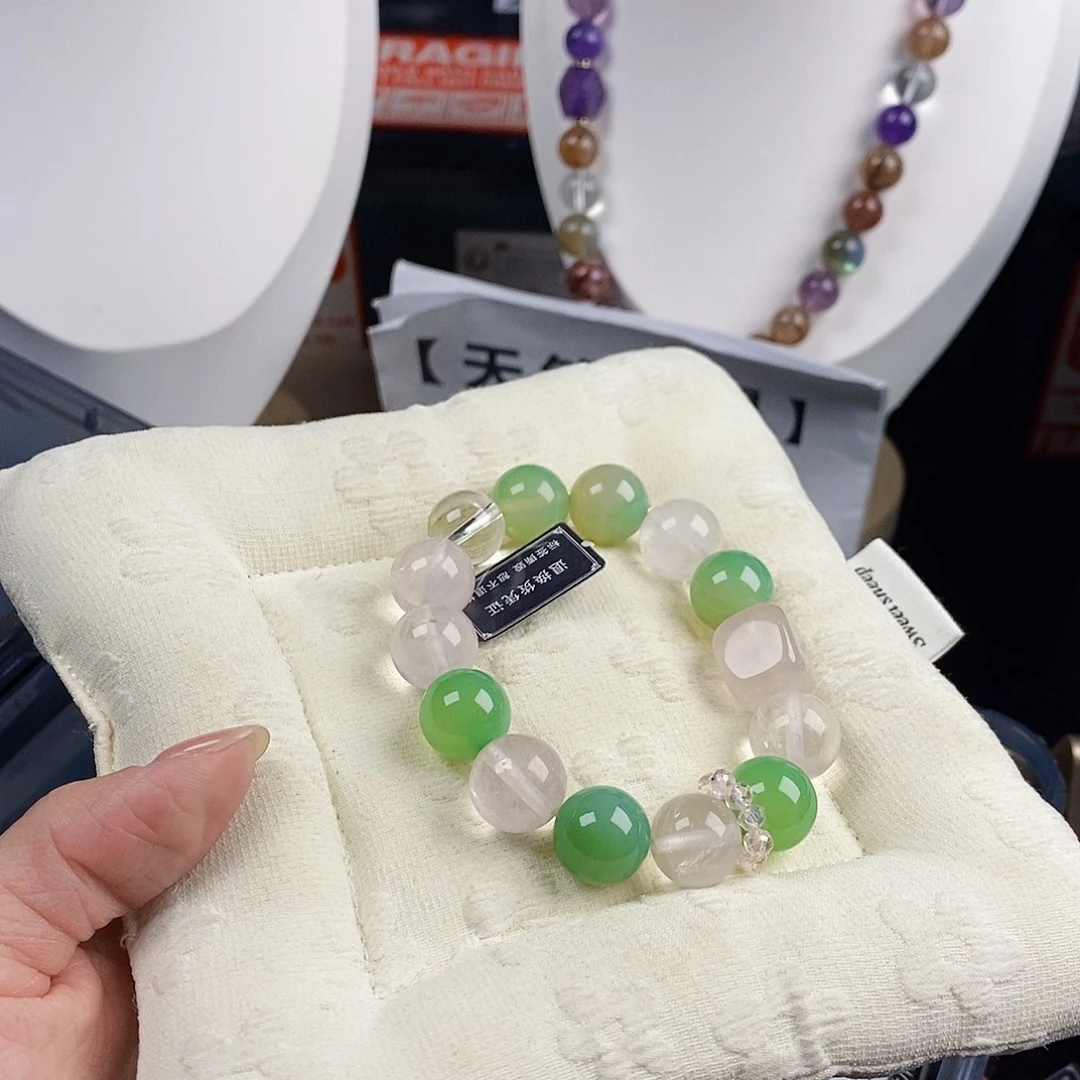 银S925镶嵌水晶手链