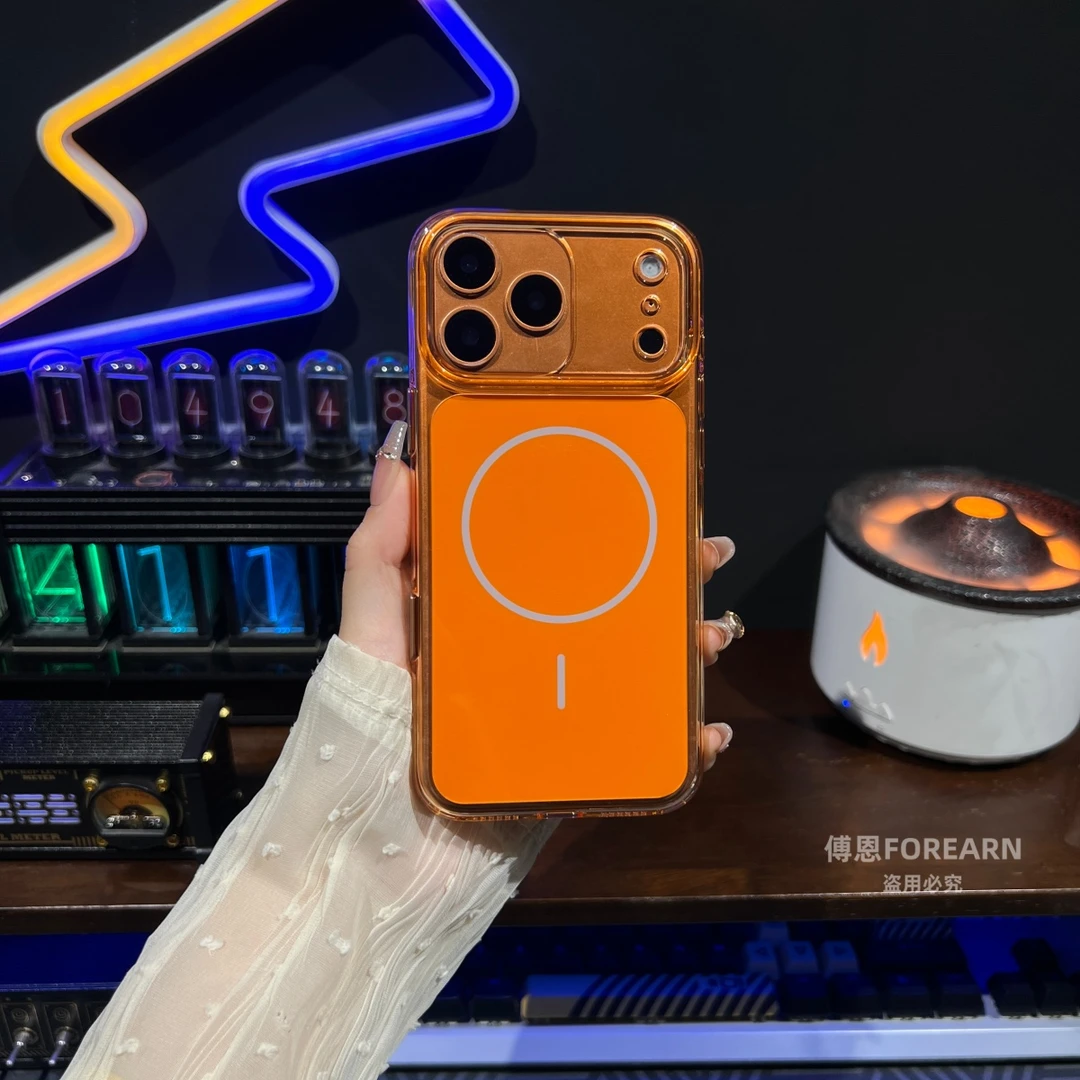 适用于iPhone苹果17promax手机壳17pro透明超薄磁吸17保护套air