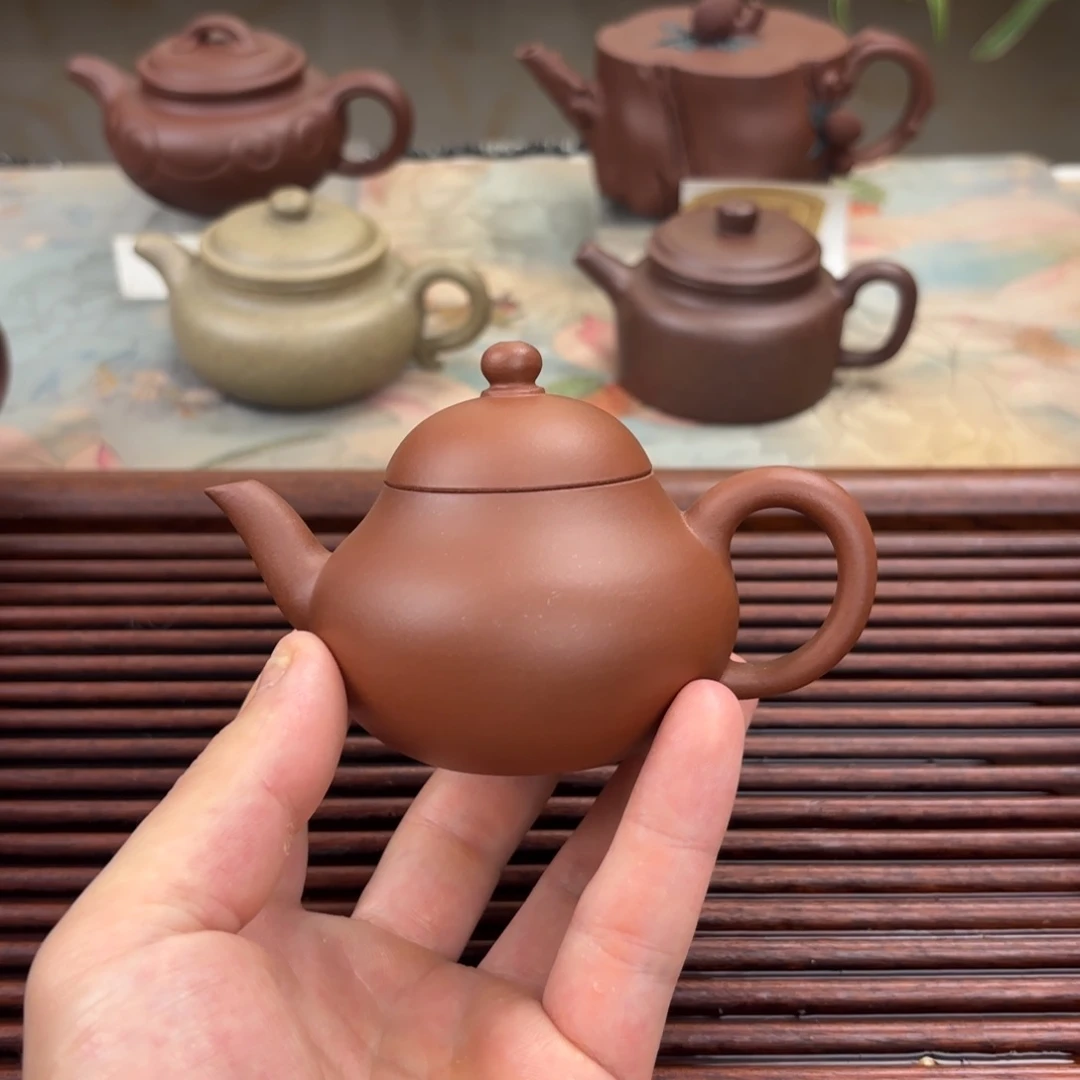 茶壶紫砂梨型 清水泥 120cc