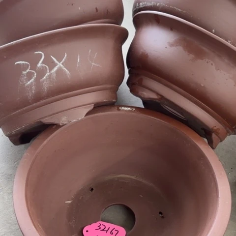 紫砂花盆  100-5。33-14