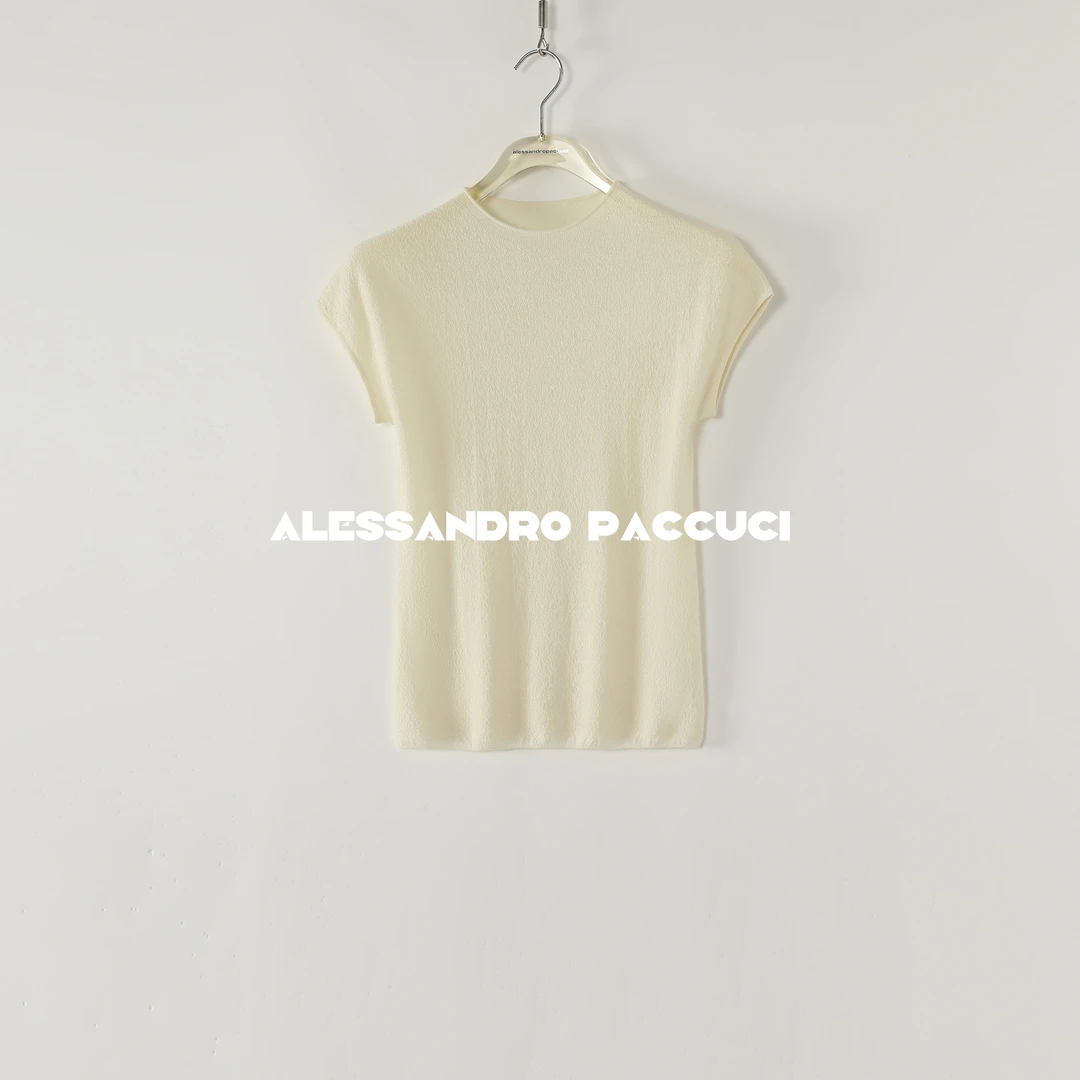 AP洛哥52079ST【黑标系列】日本进口三醋酯+羊毛包肩袖百搭套头衫