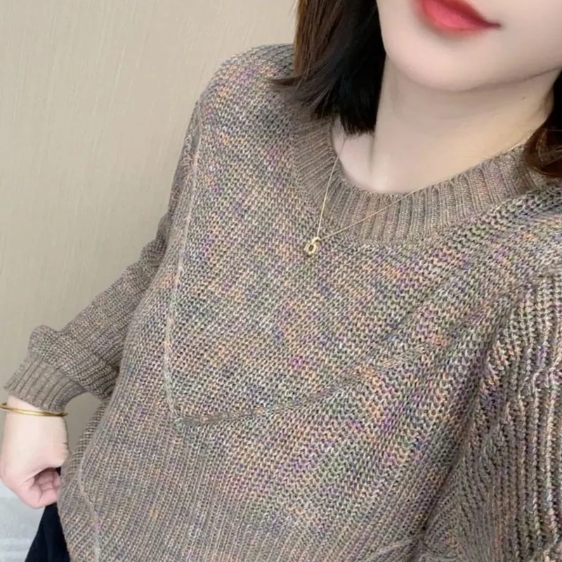 【星空幻彩】圆领早春新款韩版彩色漂亮棉衫百150小孔雀蓝打底衫