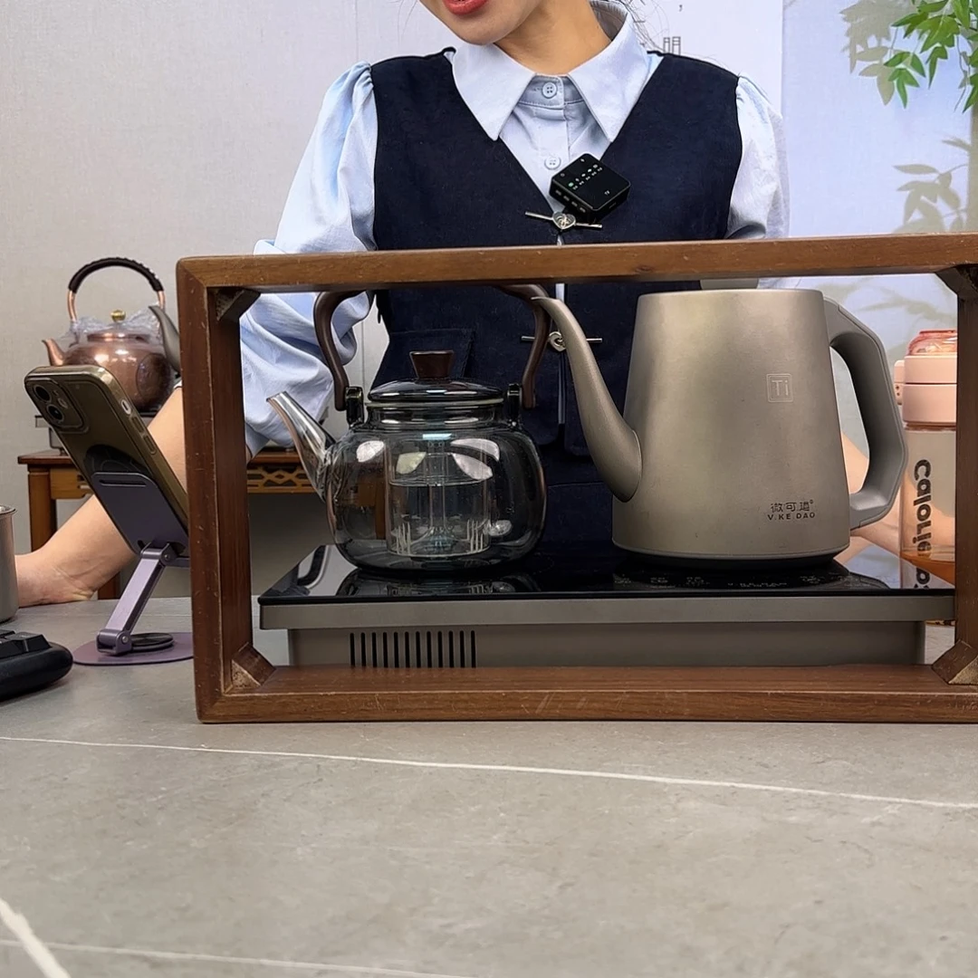 广***廊纯钛微可道纯钛烧水煮茶器