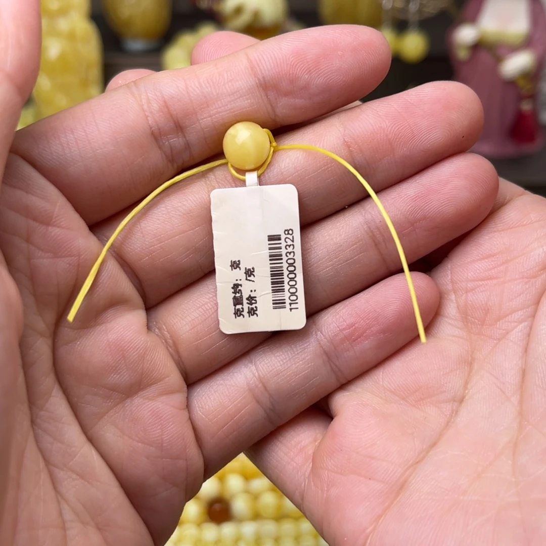 蜜蜡颈饰未镶嵌秦*德8+圆珠