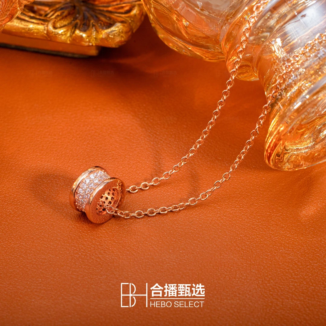 钛钢锆石项链 气质时尚百搭简约手工项链03D2