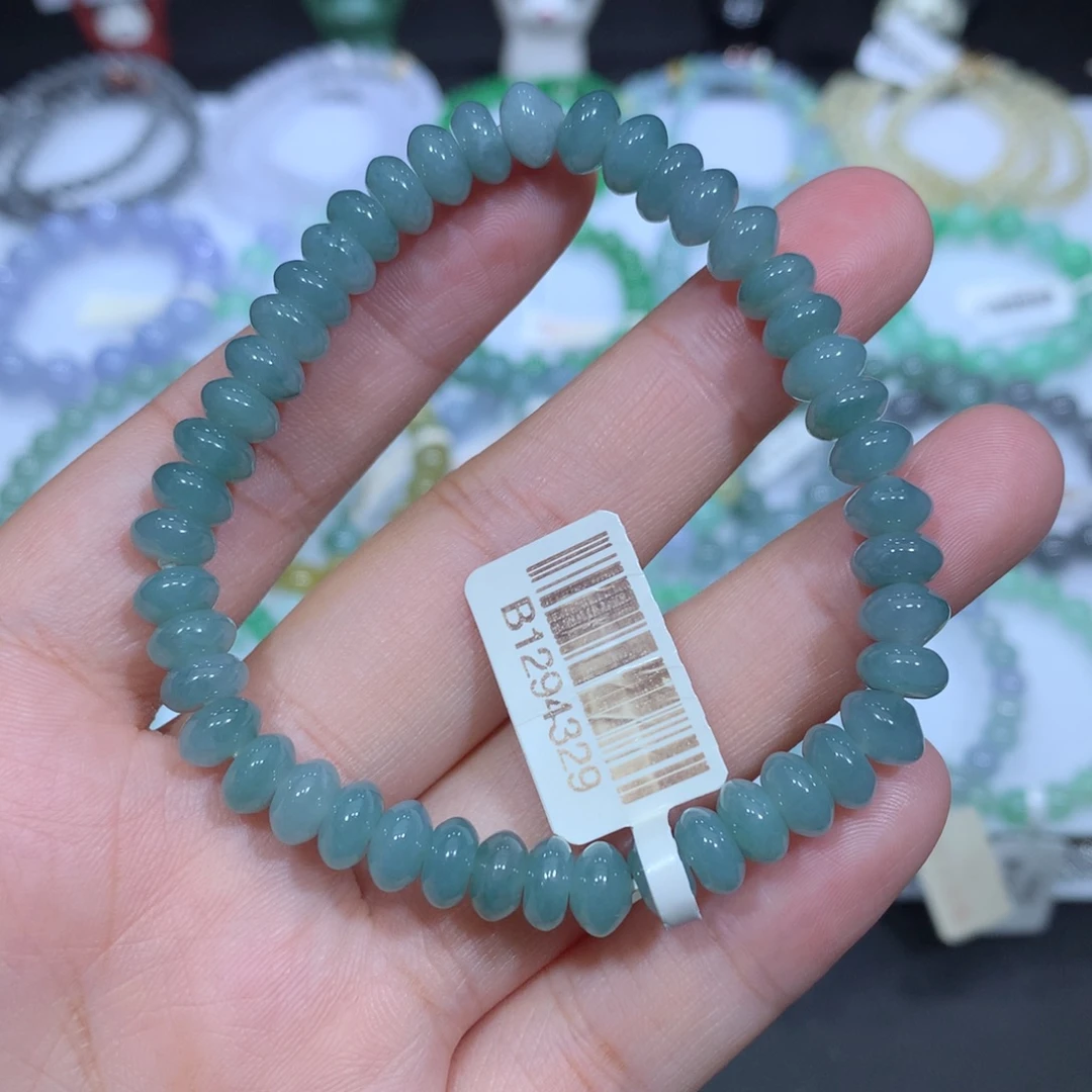 翡翠未镶嵌手串天然