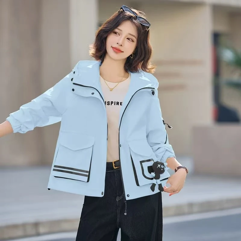 时尚休闲外套女2024春季新款高级感洋气宽松显瘦上衣F1810