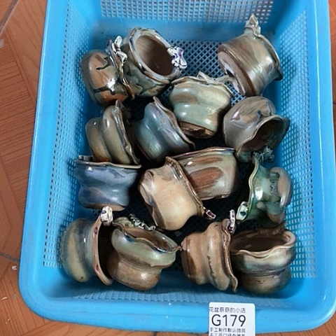 紫砂花盆179微瑕品口径5到5.5左右