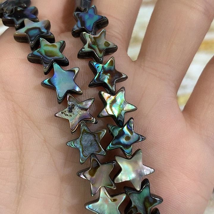 2颗鲍鱼五角星配饰