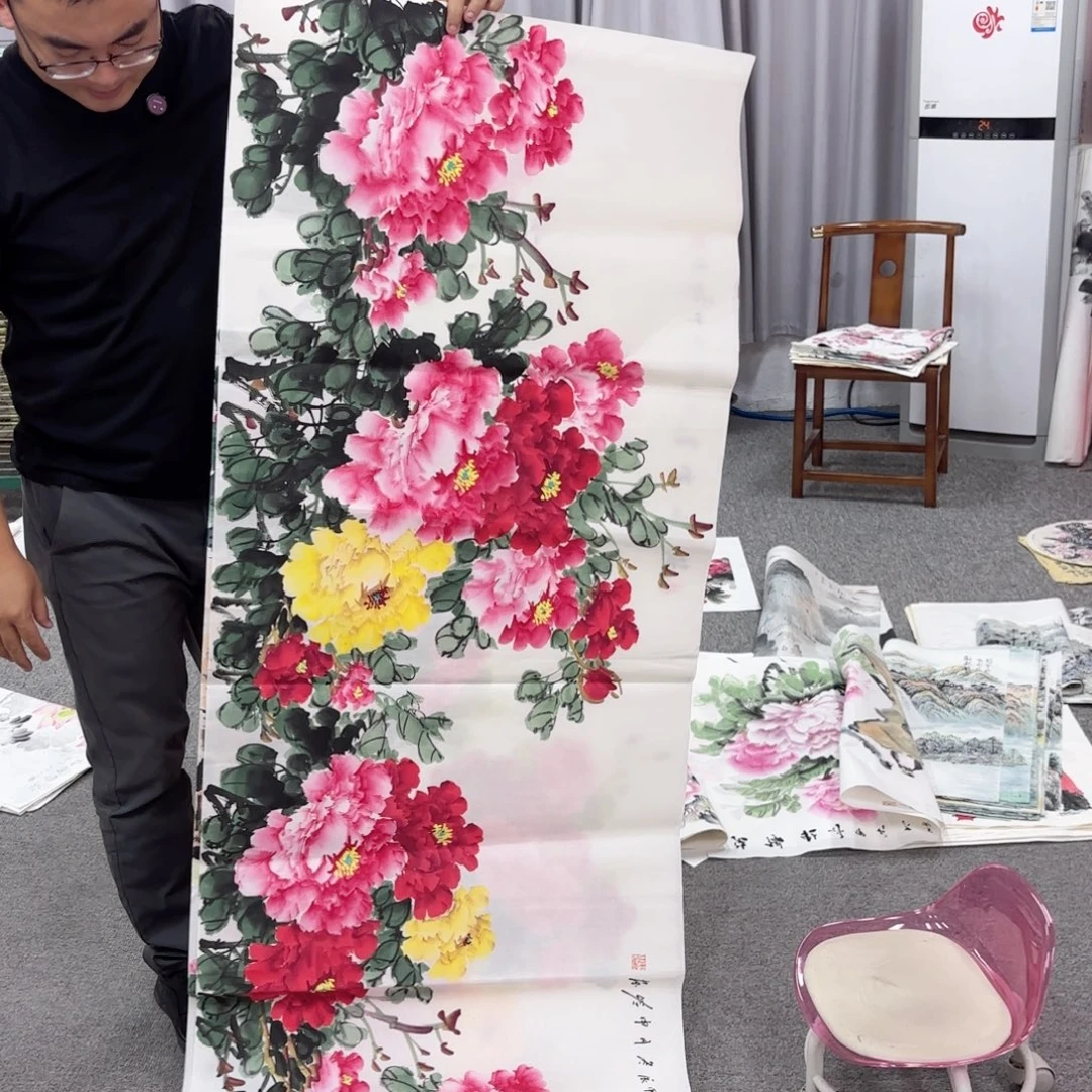 国画国画作品多次