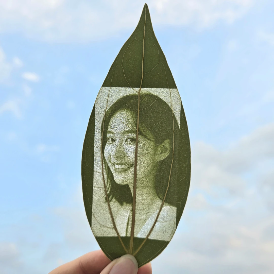 定制叶雕画情人节七夕周年纪念日浪漫礼物送女朋友相框摆件创意