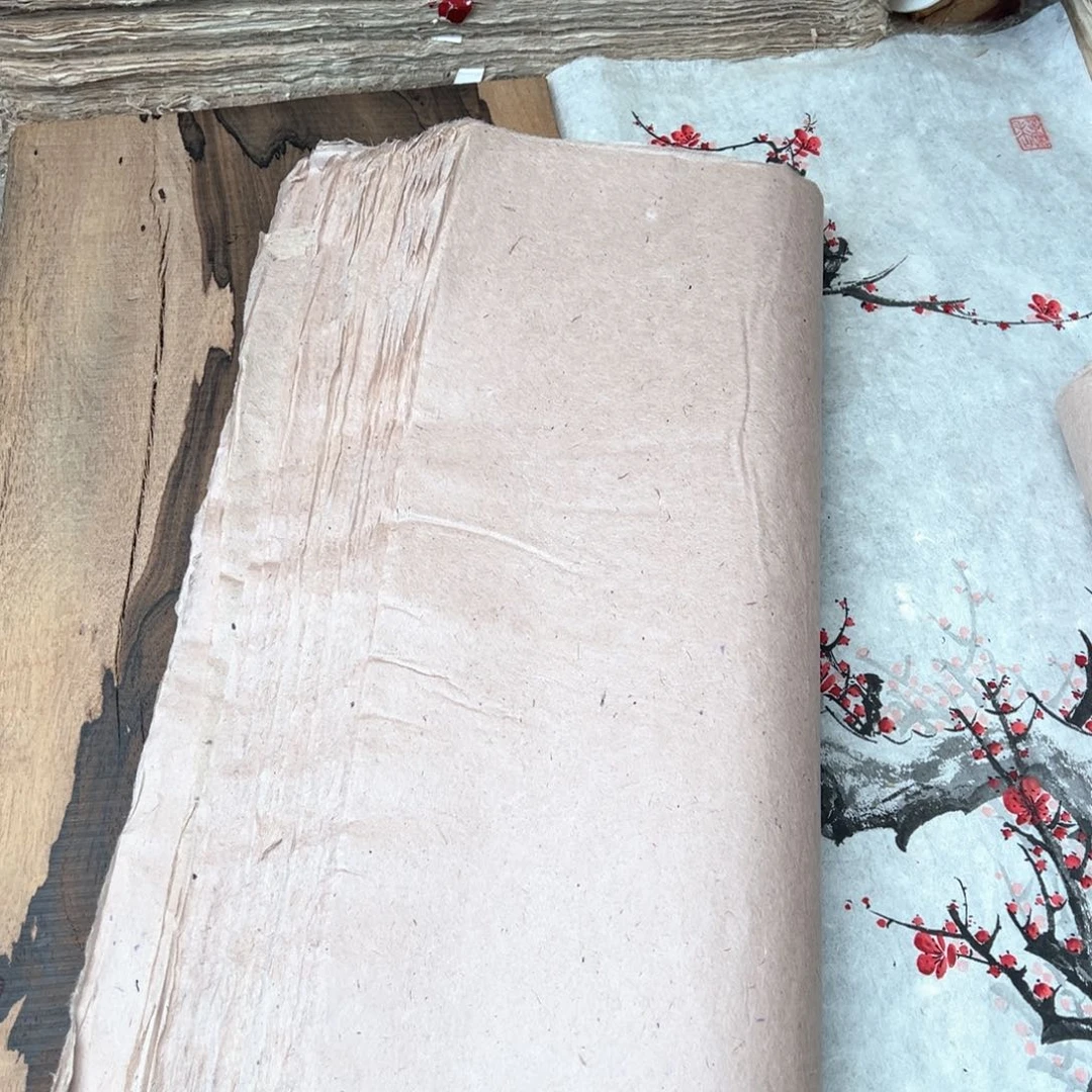 研发品。微瑕皮纸100张。43×43cm