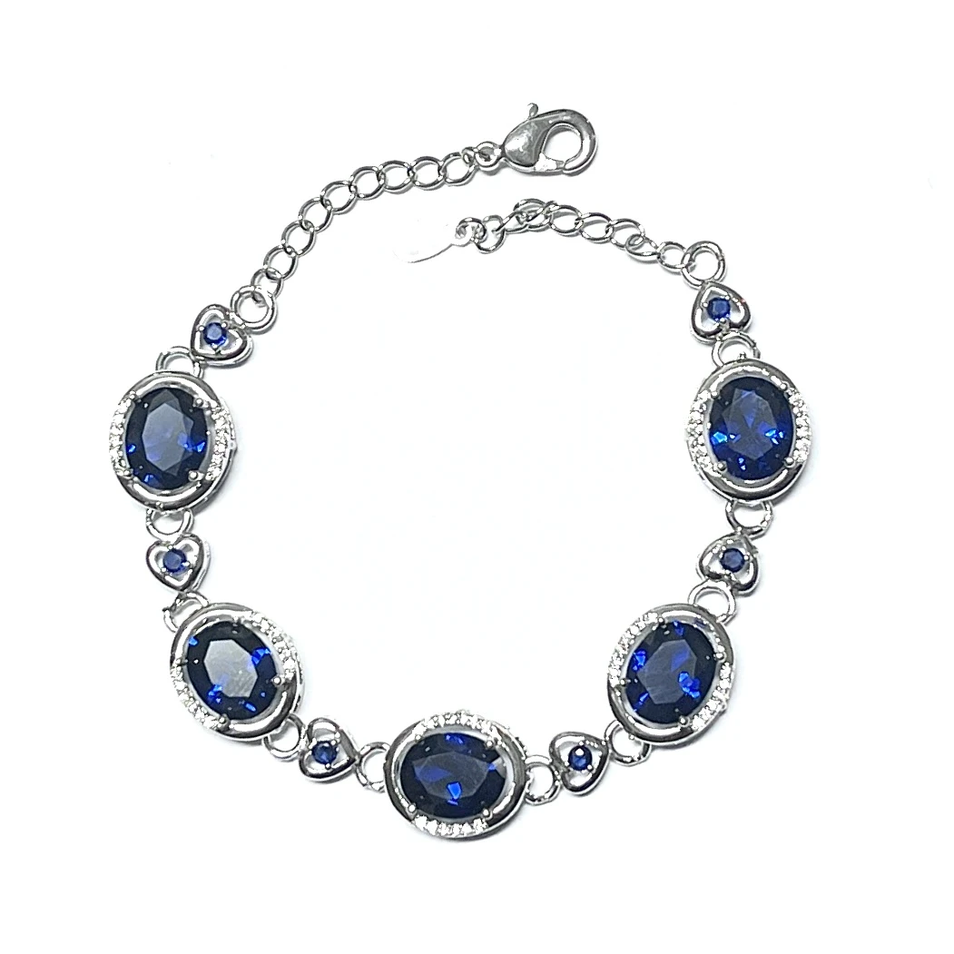 pt950皇家蓝经典款吊坠S0021