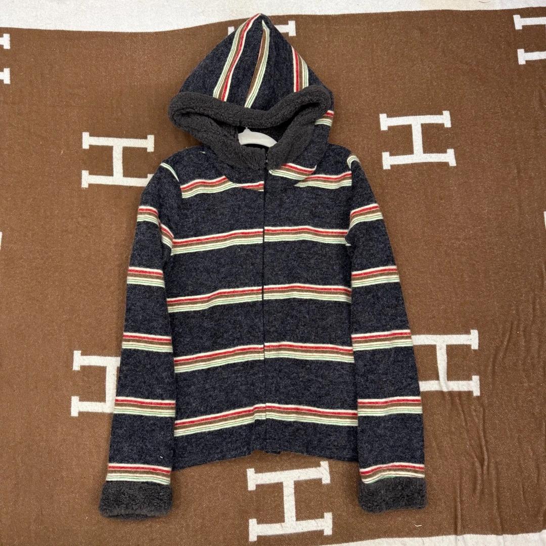 SuSu-090复古纯色连帽卫衣