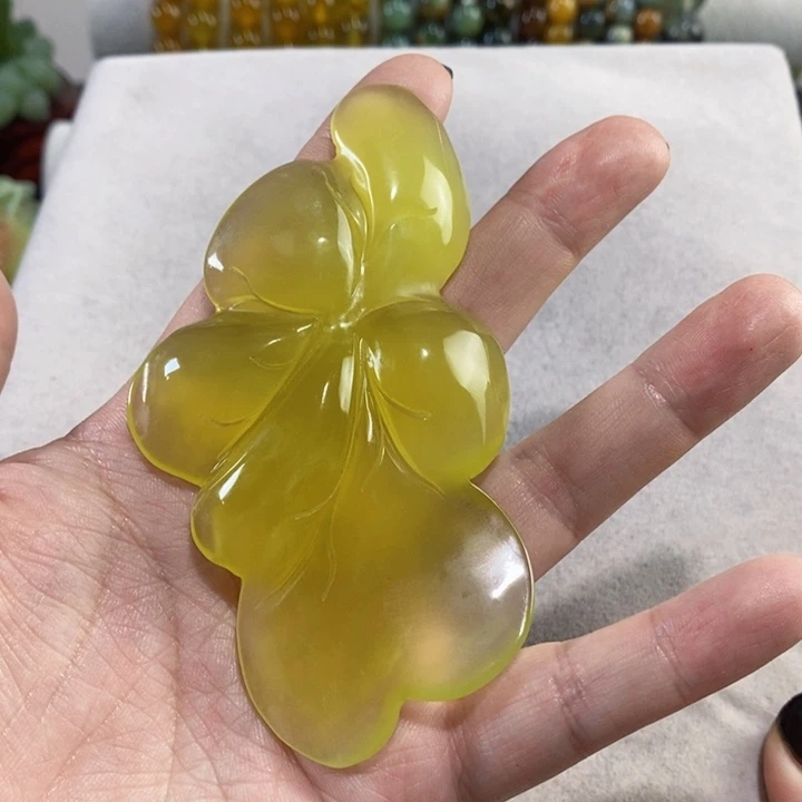 未镶嵌岫玉手把件