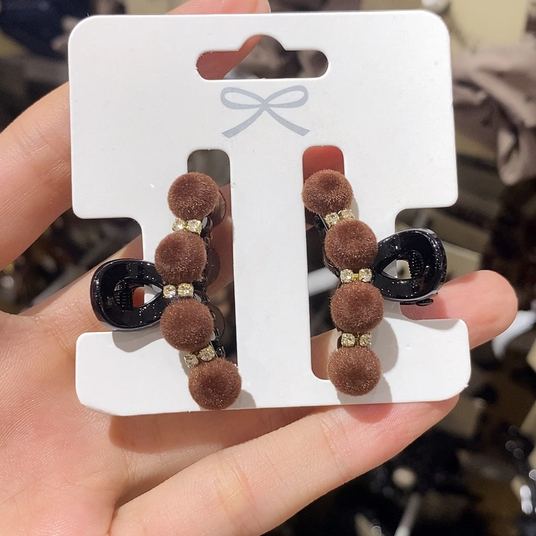 皮质铁合金刘海抓