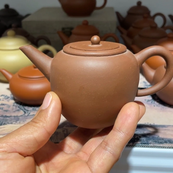 雨***末紫砂茶壶这么着了