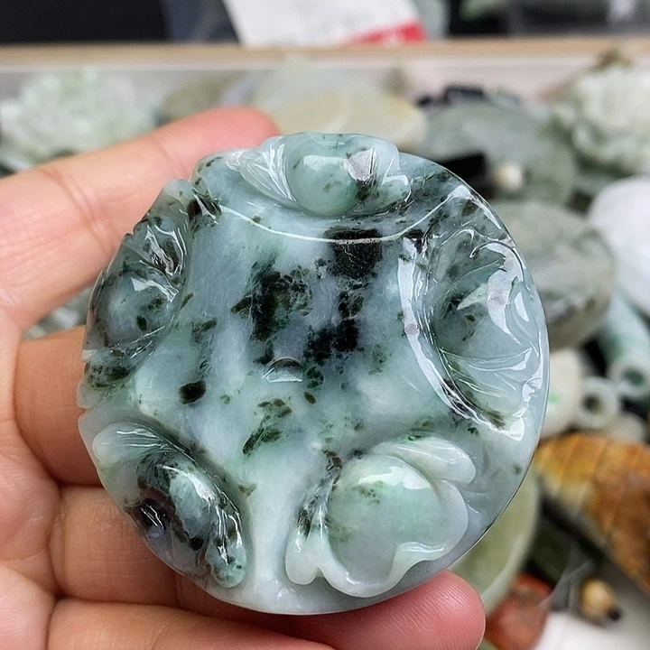 翡翠未镶嵌颈饰天然翡翠017